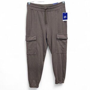 JoyLab High Rise Cargo Jogger Pants Taupe Size Medium NWT